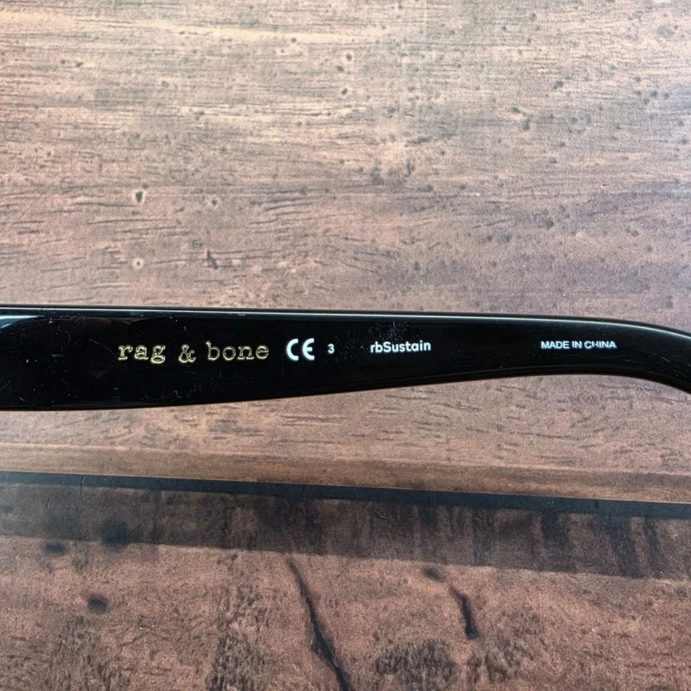 Rag & Bone RNB1055/S 807 IR Black Cat Eye rbSustain Glasses 54 16 135